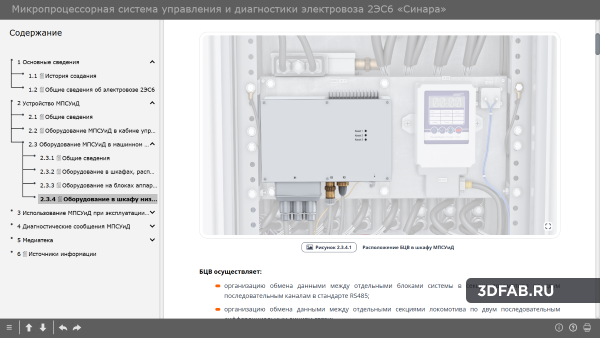 %name Микропроцессорная система управления и диагностики электровоза 2ЭС6 «Синара»